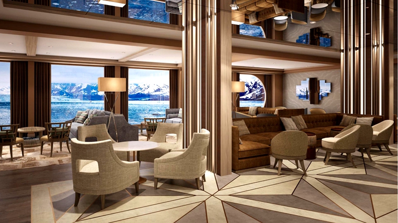Bar aboard the World Explorer